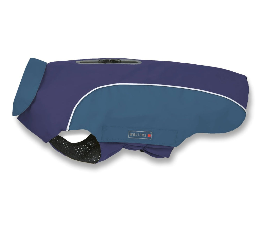 Wolters Regenjacke Easy Rain | Perfekter Schutz bei Regenwetter für Hunde | Farbe Dunkelblau Gr. 38