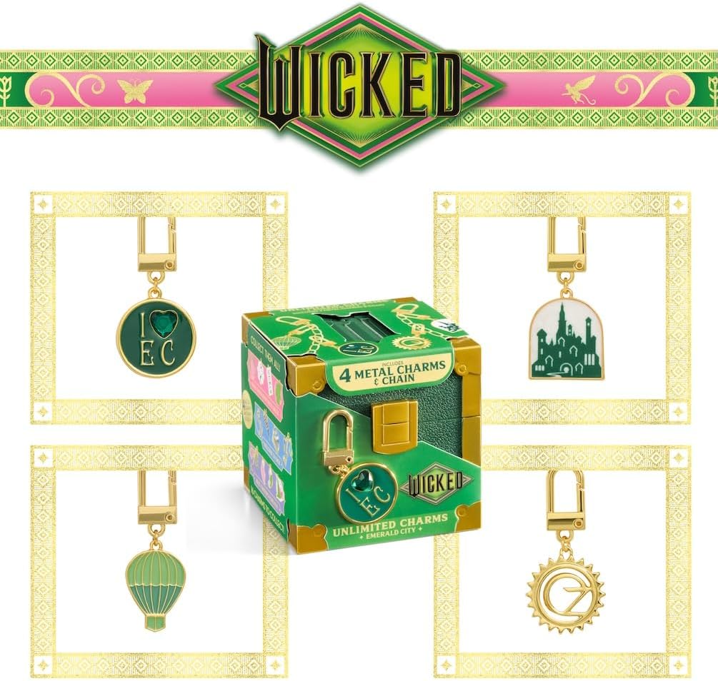 The Noble Collection Wicked: Charms Trunk - Pink Goes With Green