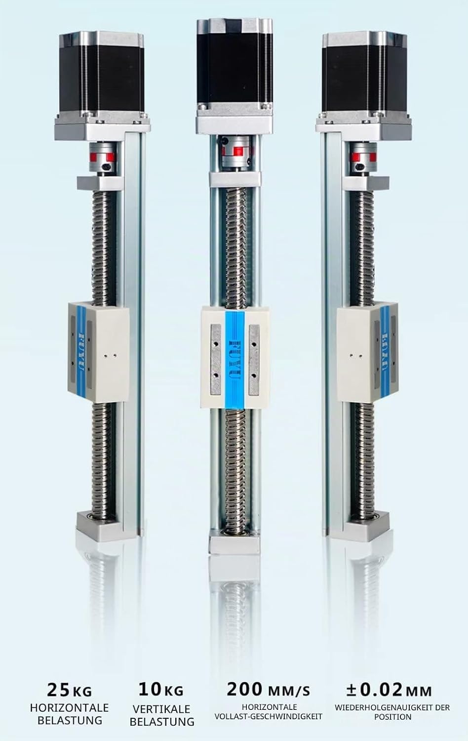 FUYU FSK40J Linearführung Linearmodul Kugelumlaufspindel motorisiert für CNC-Lineartisch mit Nema 23