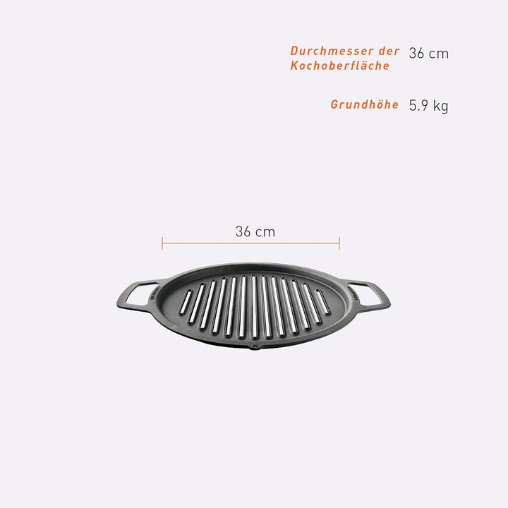 Solo Stove Gusseisen-Grillrost für Feuerschale Ranger | Grillplatte für Feuerstelle Ranger, Umbau vo