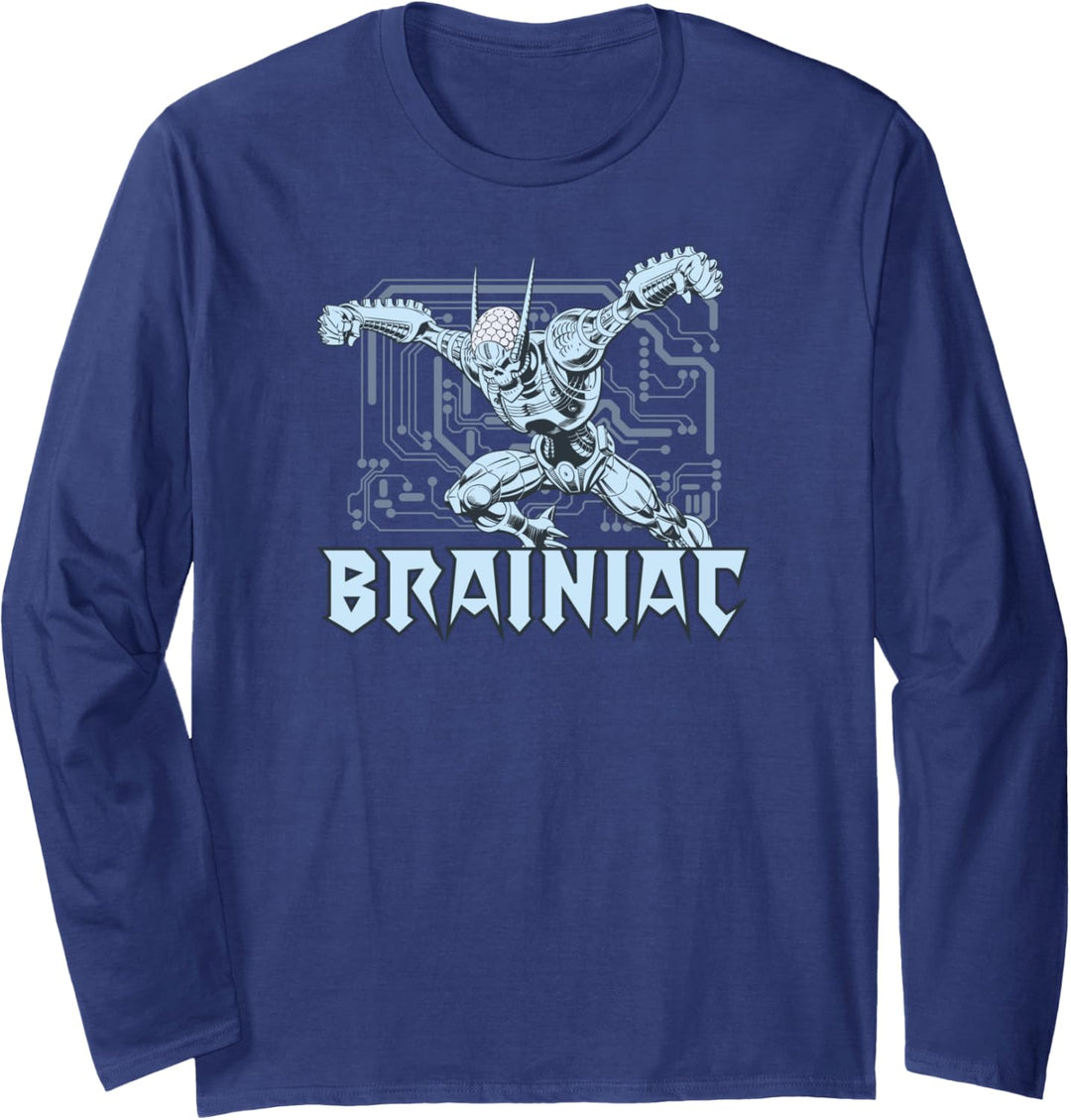 Superman Brainiac Langarmshirt