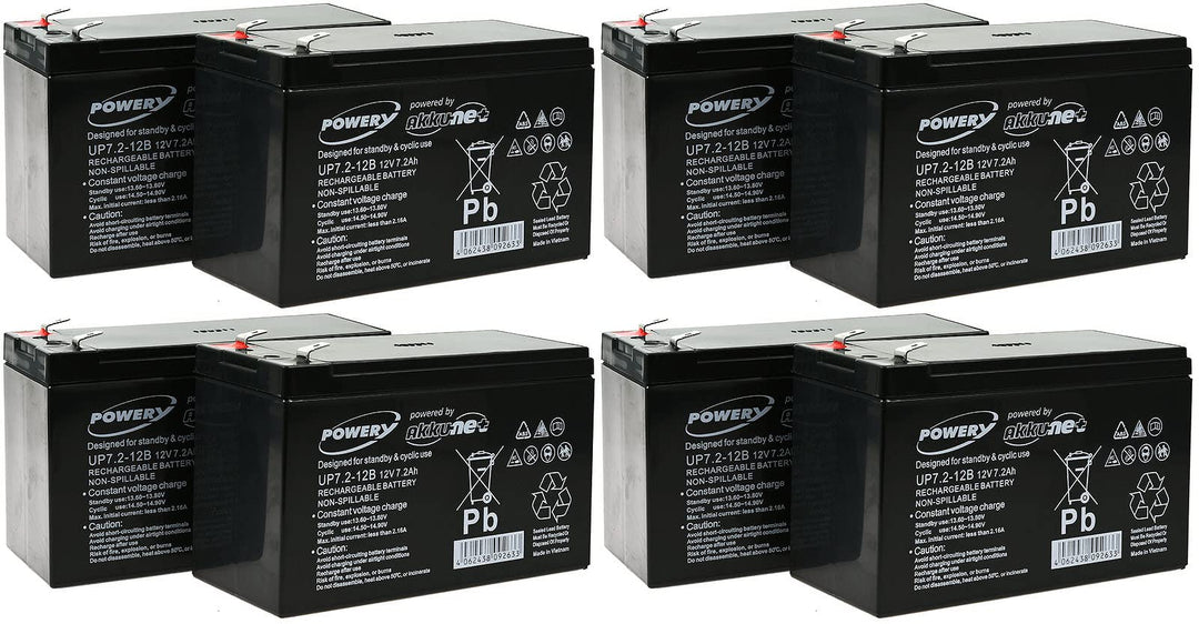 akku-net Blei-Gel-Akku für USV APC RBC26, 12V, Lead-Acid