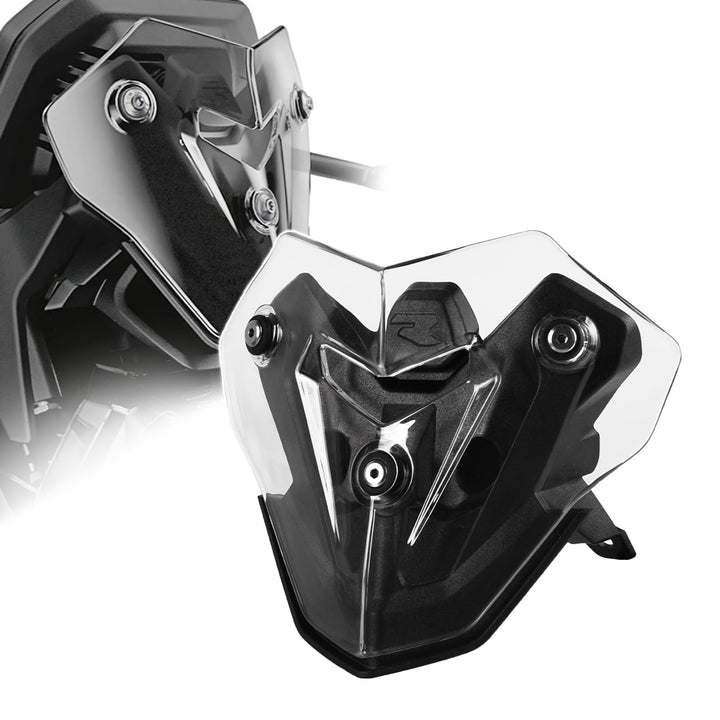 YIEBA Motorradzubehör Windschutzscheibe und Windschutzscheibenhalterung für F900R 2019-2021 Klar Tra
