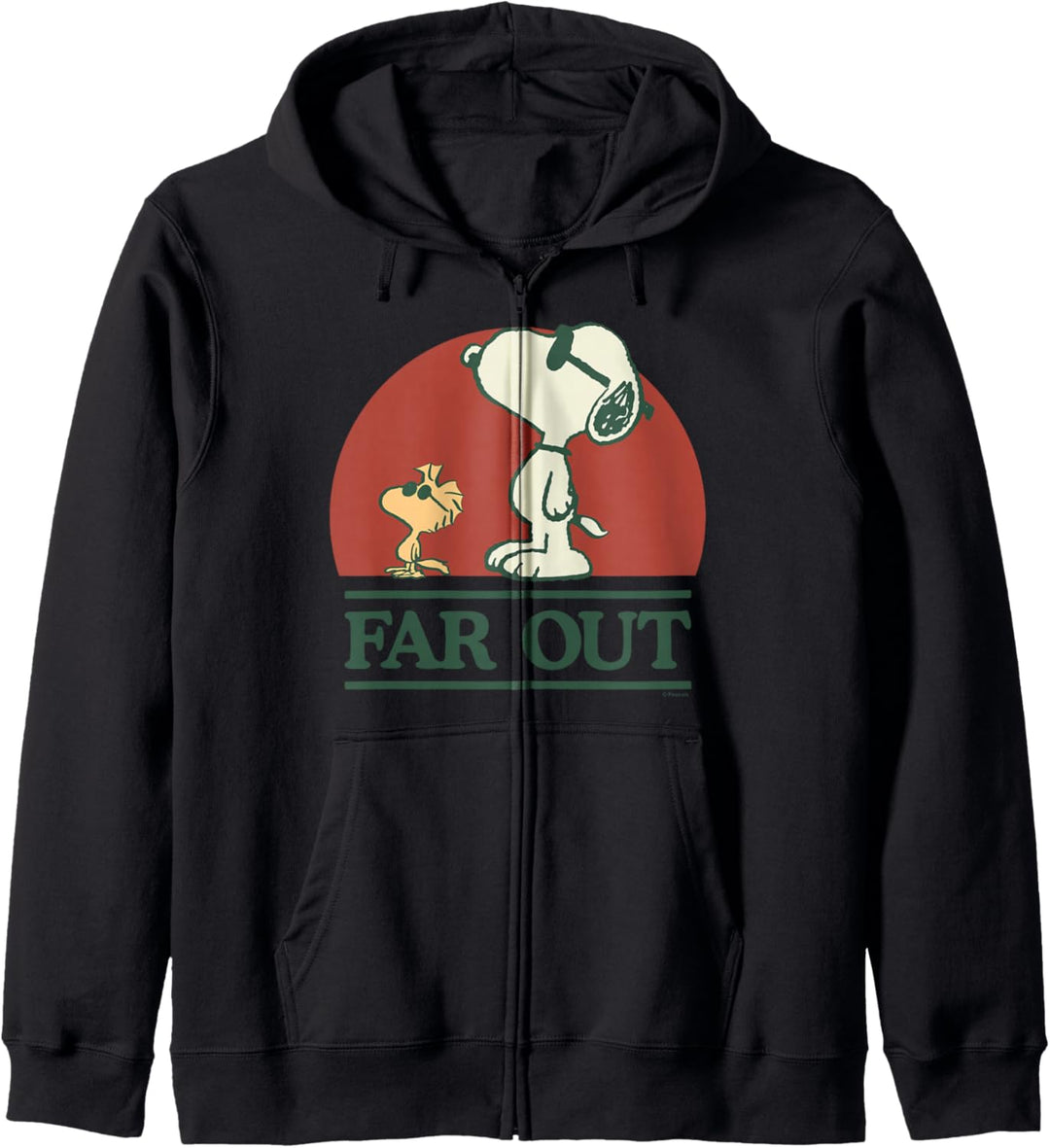 Peanuts Snoopy und Woodstock weit Kapuzenjacke