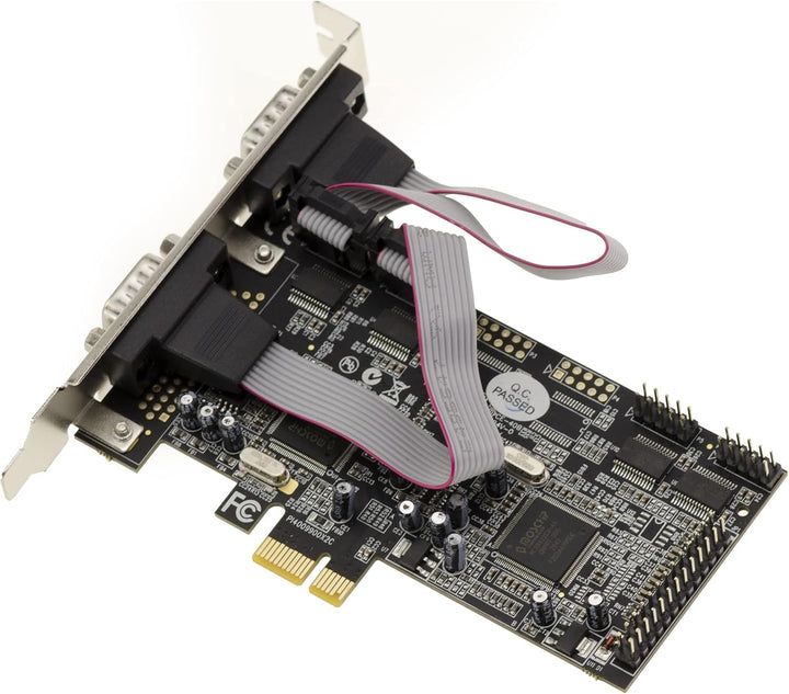 KALEA-INFORMATIQUE PCIe-Controller-Combo-Karte Parallel IEEE1284 DB25 LPT SPP ECP und 4 serielle Por