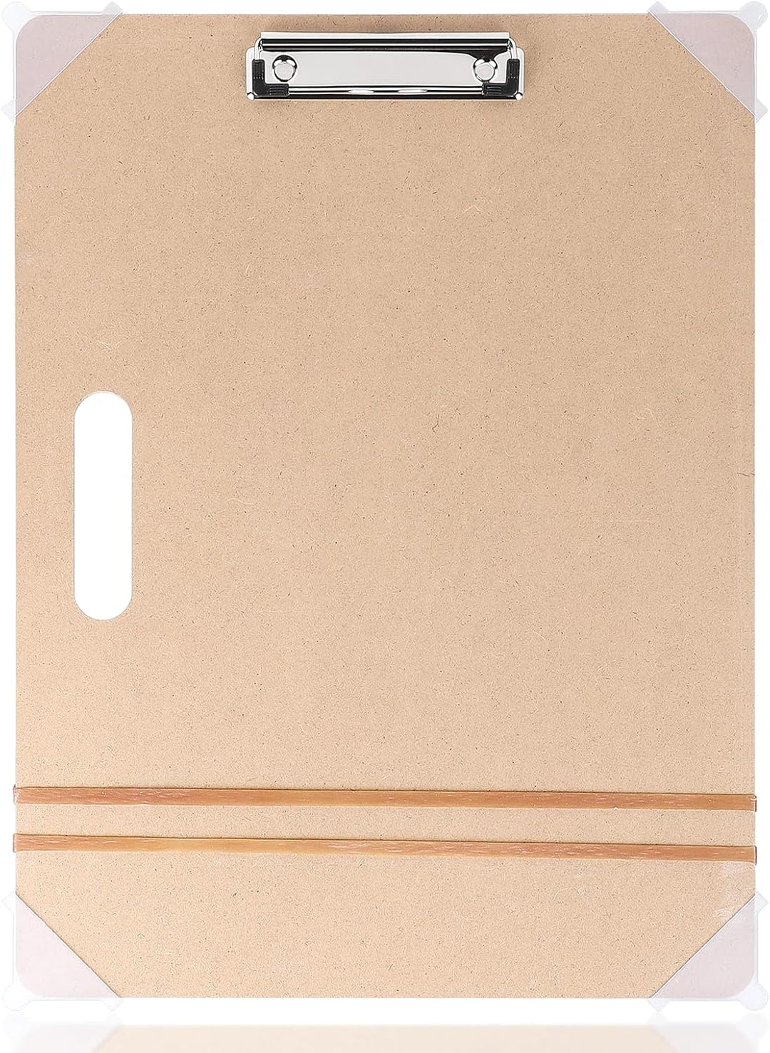 CPROSP Drawing Board Wooden 43 * 32 cm, Wooden Sketch Board mit Dreieck Eckenschutz, Robustem Clip u