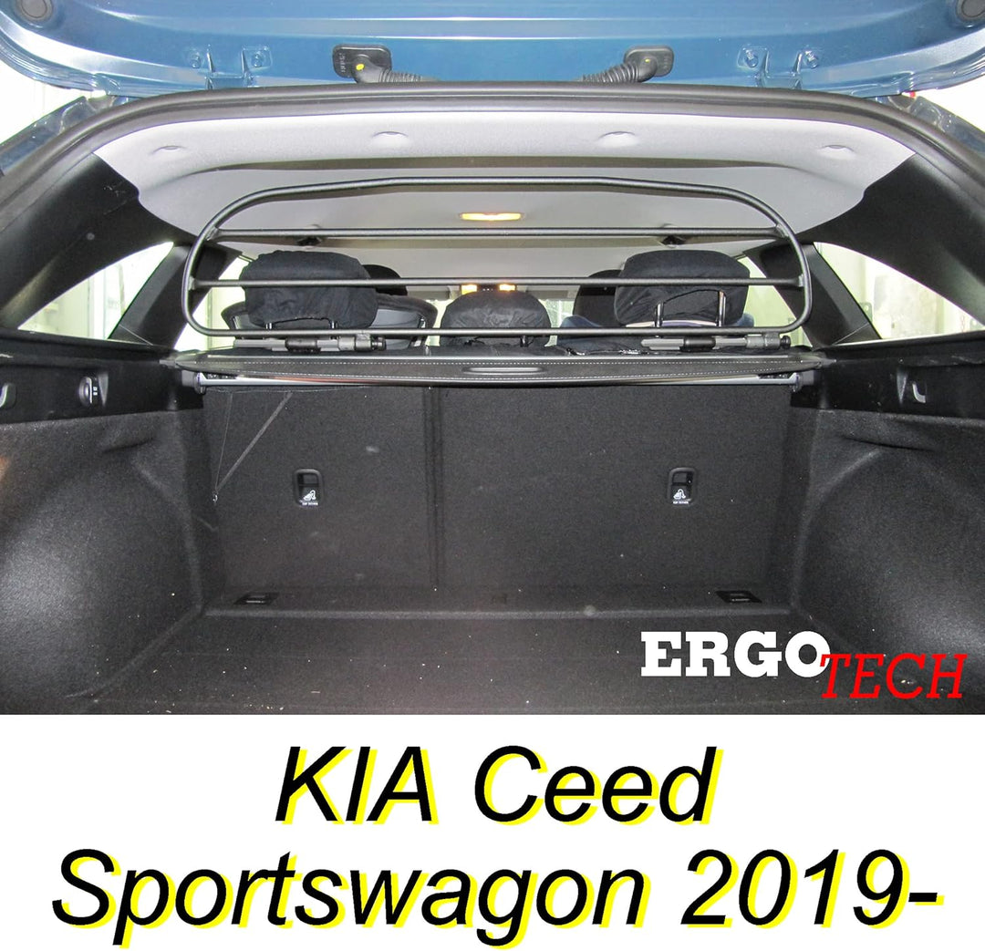 ERGOTECH Trenngitter Hundegitter kompatibel mit KIA Ceed Sportswagon (ab BJ 2019) RDA65HBG-S, für Hu