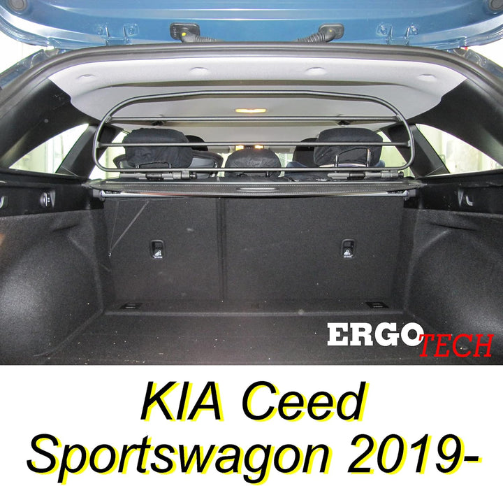 ERGOTECH Trenngitter Hundegitter kompatibel mit KIA Ceed Sportswagon (ab BJ 2019) RDA65HBG-S, für Hu