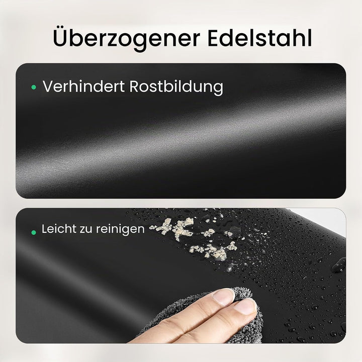 Cesun Kleiner Badezimmer-Mülleimer 2.1 Gallonen-Abfalleimer, moderner Metall-Mülleimer Büroabfalleim