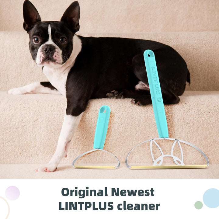 Flex MAX & Pro Tierhaarentferner-Set von LINTPLUS – Haarentfernungswerkzeug für Hunde & Katzen für M