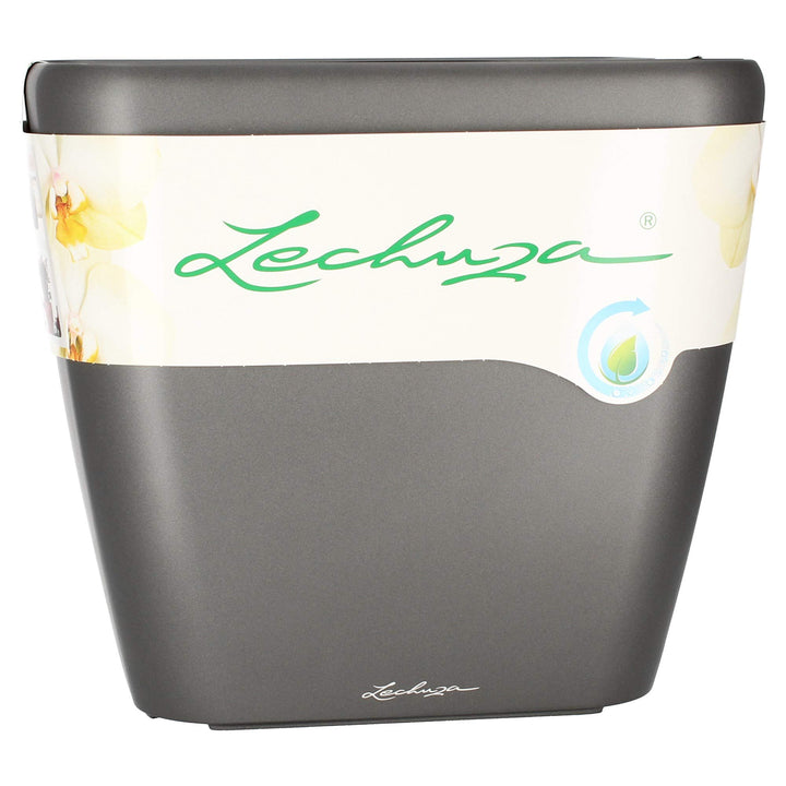 LECHUZA QUADRO Premium LS 35 anthrazit metallic 16163 35x35x33 cm Anthrazit Metallic, 35x35x33 cm An