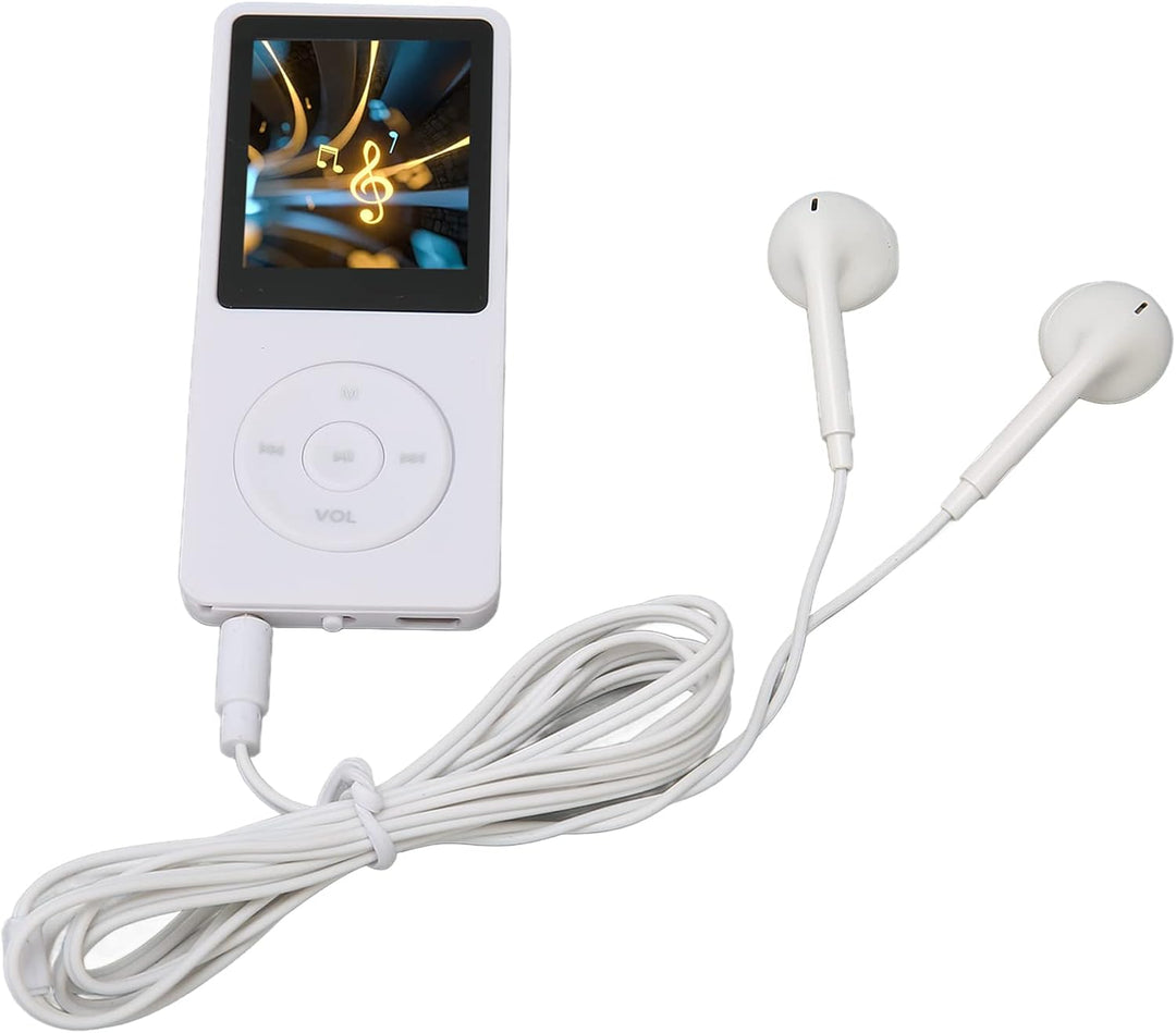 8 GB MP3 MP4 Player, Tragbarer Musik Player mit 1,8 Zoll TFT HD Bildschirm, Walkman Sportmusik Playe