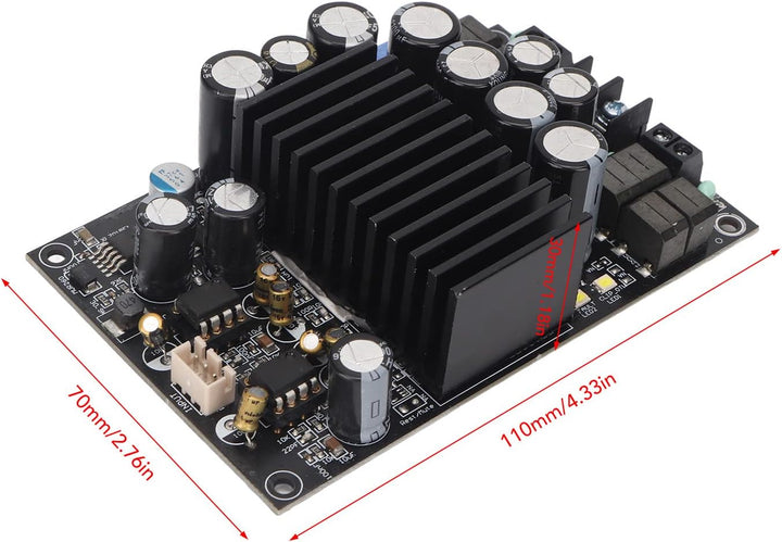 Digitale Audio-Leistungsverstärkerplatine, 315 W + 185 W TPA3255 Verstärkermodul 2.0-Kanal-HiFi-Digi