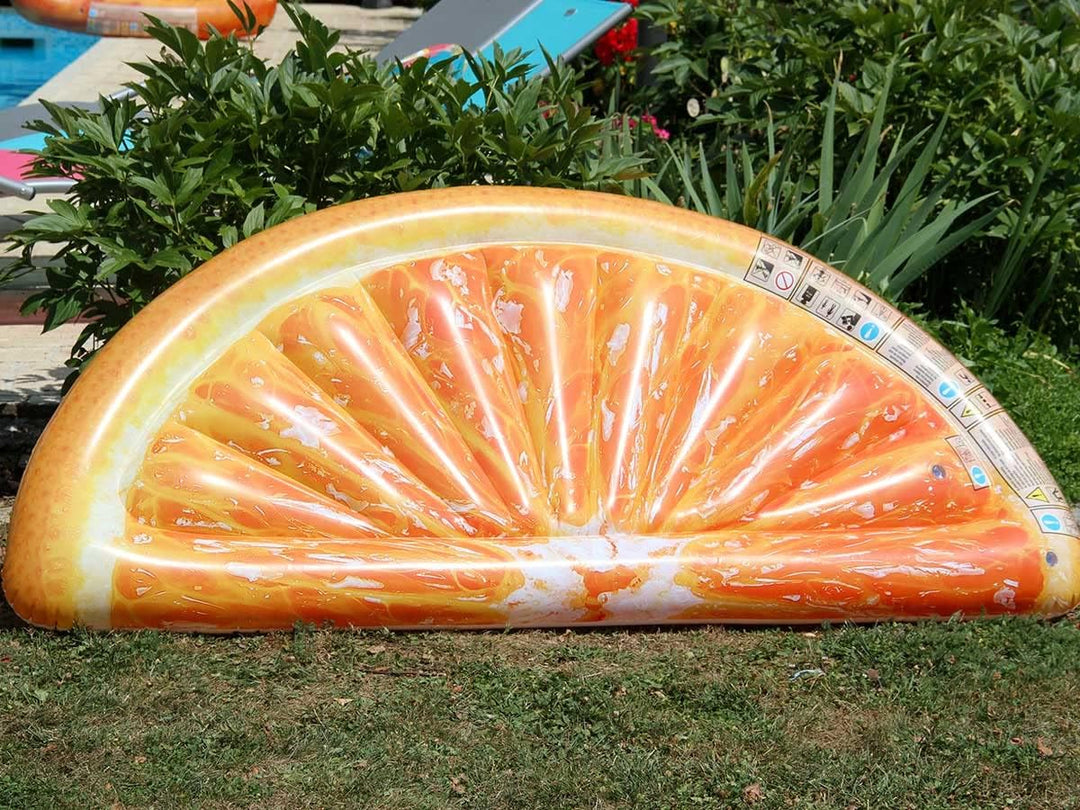 Intex 58763 Luftmatratze aufblasbar "Orange Slice" 178 x 85 cm