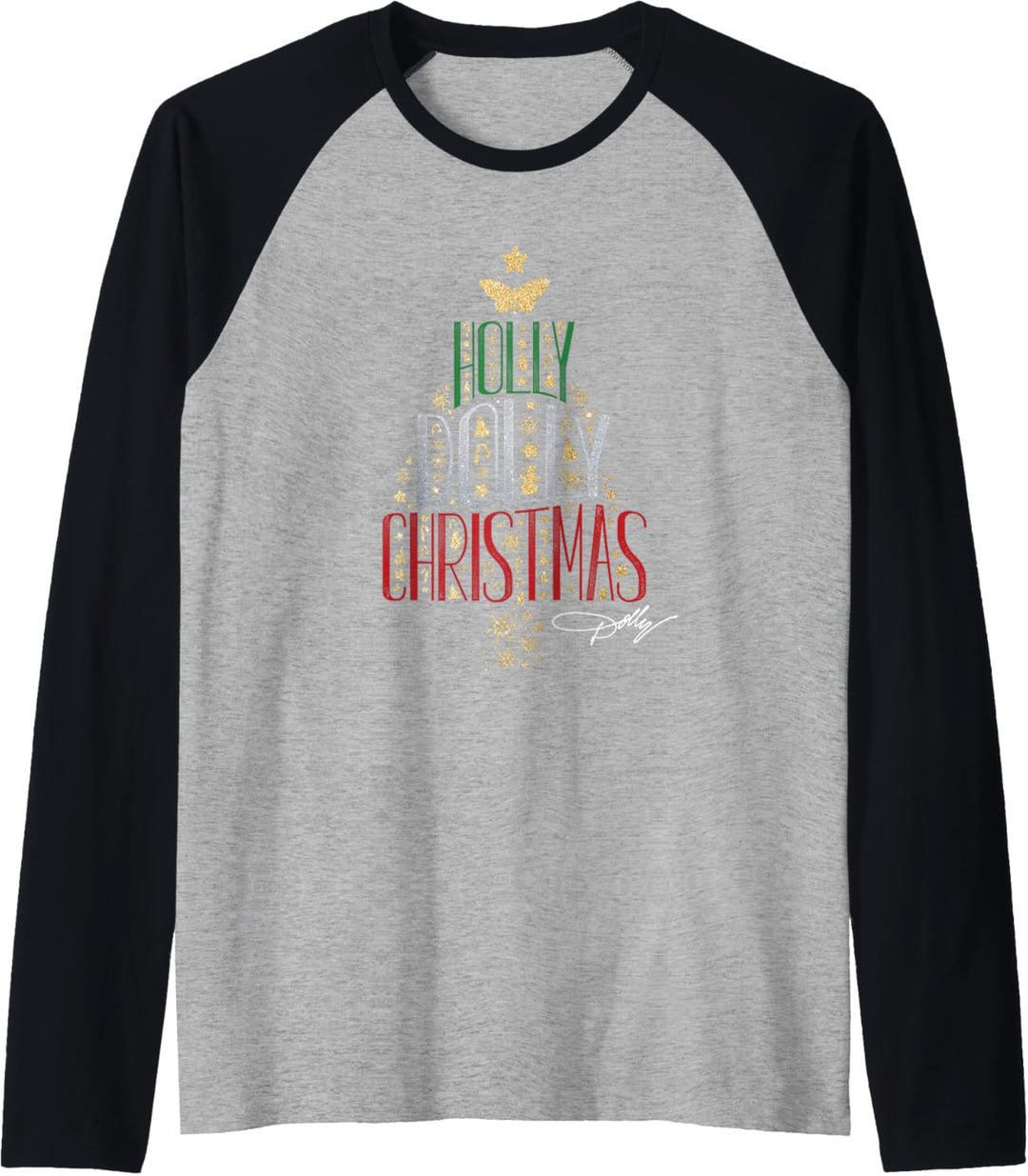 Dolly Parton Holly Dolly Weihnachten Raglan