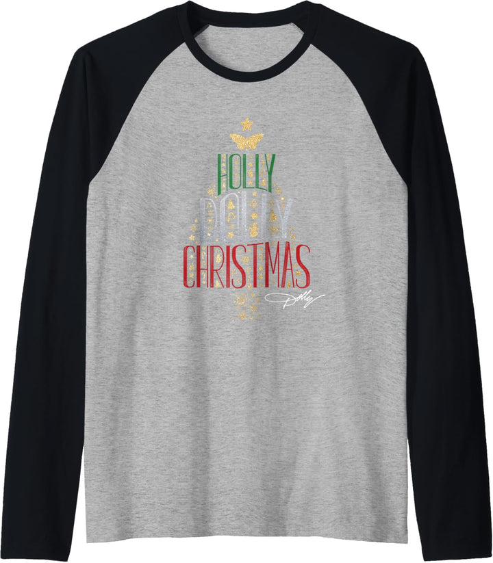 Dolly Parton Holly Dolly Weihnachten Raglan