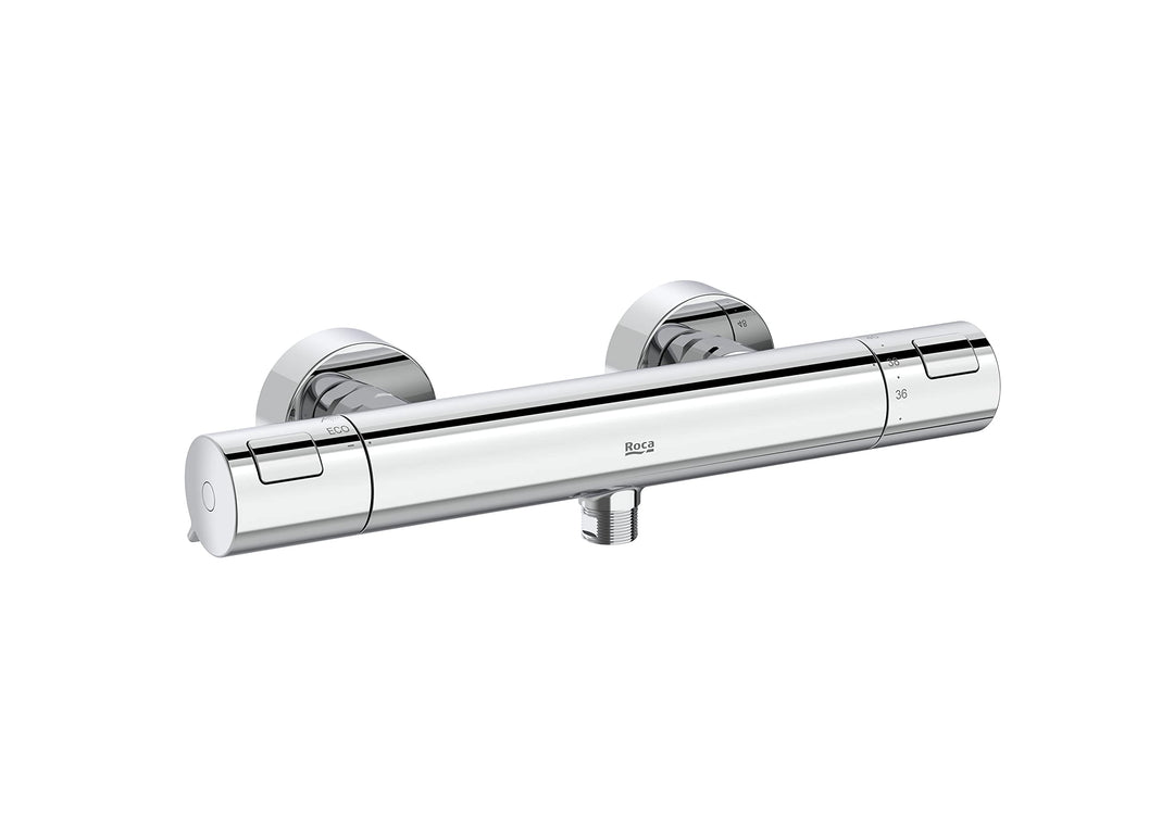 Roca A5A2E18C00 Thermostatische Duschmischer, T-500, Chrom (Ohne Ausrüstung)