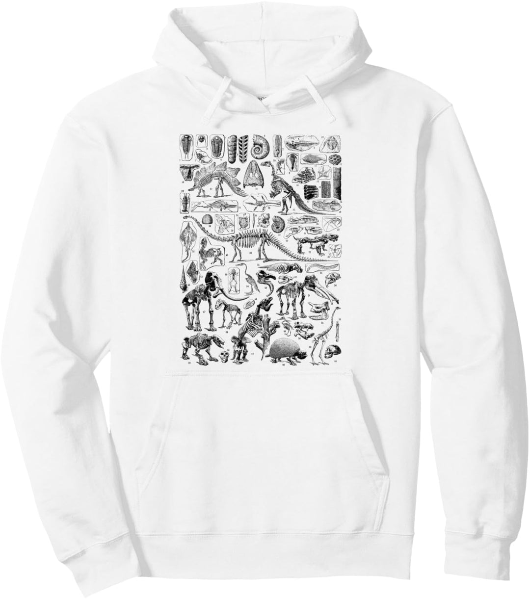 Vintage Dinosaurier Fossilien T-Rex Paleontology Jurassic Period Pullover Hoodie