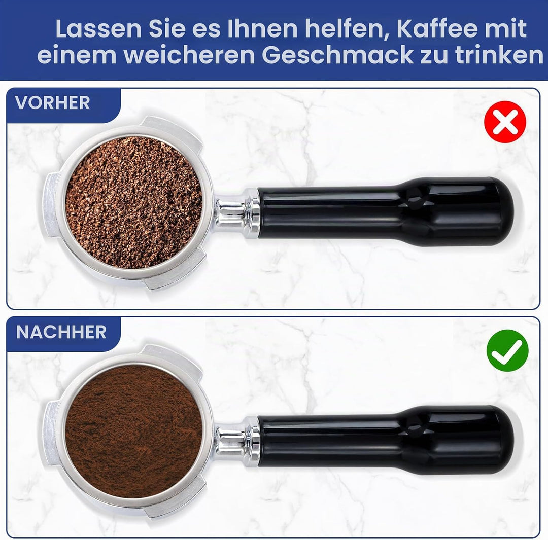 Wdt Tool, Kaffee Distributor, Aluminium Wdt Tool Espresso mit Ständer, für Espresso Barista-Werkzeug