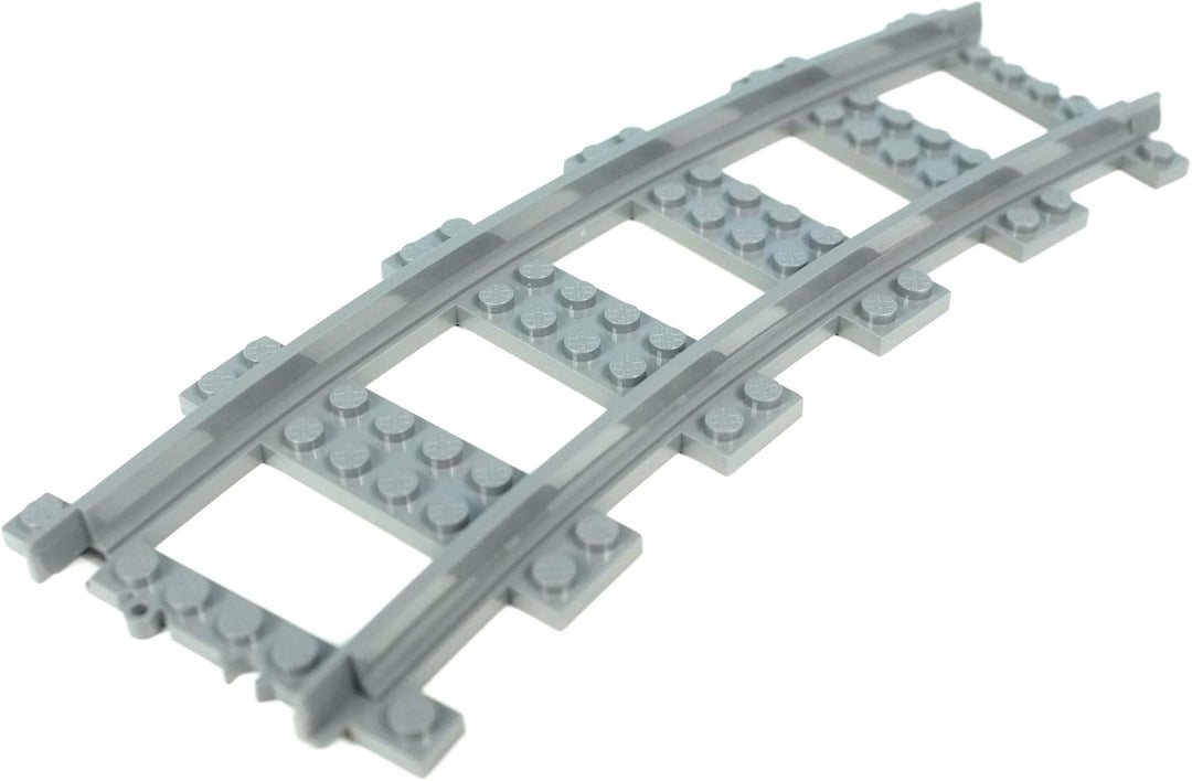 Trixbrix.eu Curved Tracks R56 Compatible with Lego City Train Sets 60197 60198 10277 60205 60238 603