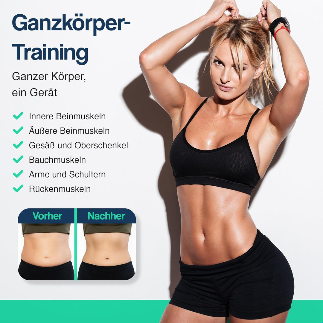 Hulser 2-in-1 Stepper für Zuhause mit Display - Ganzkörpertrainer mit Widerstandsbändern &amp; Griffen -