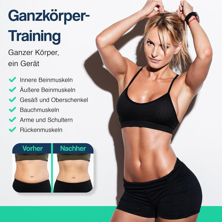 Hulser 2-in-1 Stepper für Zuhause mit Display - Ganzkörpertrainer mit Widerstandsbändern &amp; Griffen -