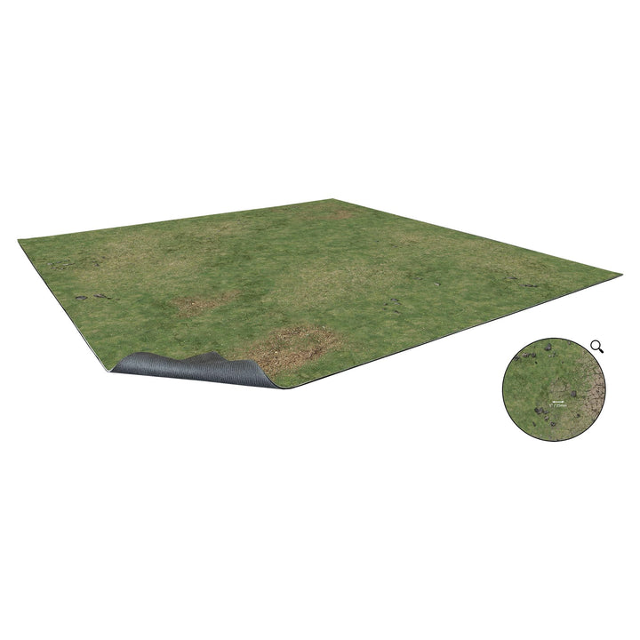 Battle Systems Grassy Fields Gaming-Matte, 2 x 2, Gitter-Spielmatte mit 2,5 cm Raster für RPGs und M