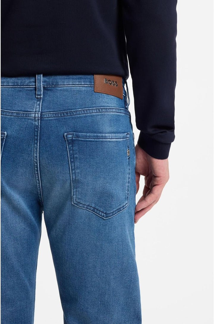 BOSS Herren Hugo Boss H-re.maine Jeans 30W / 34L Mittelblau420, 30W / 34L Mittelblau420