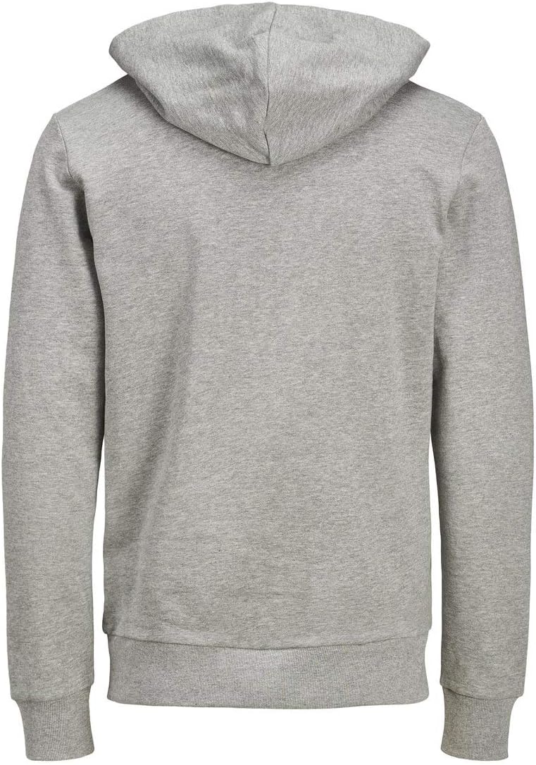JACK & JONES Damen Jortonni Sweat Hood STS Pullover XXL Light Grey Melange/Print:reg ´90, XXL Light