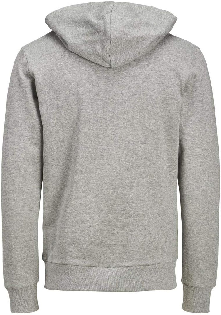 JACK & JONES Damen Jortonni Sweat Hood STS Pullover XXL Light Grey Melange/Print:reg ´90, XXL Light