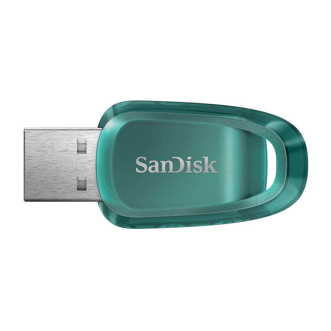 SanDisk Ultra Eco USB 3.2 Flash-Laufwerk 256 GB (Lesegeschwindigkeit bis 100 MB/s, RescuePRO Deluxe,