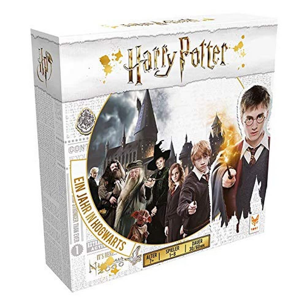 Topi Games | Harry Potter: Ein Jahr in Hogwarts | Familienspiel | Brettspiel | 1-8 Spieler | Ab 7+ J