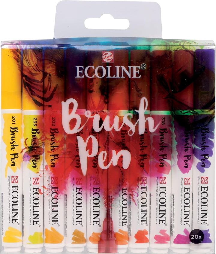 Ecoline Brushpen Set 20, Pinselstift 20er Set