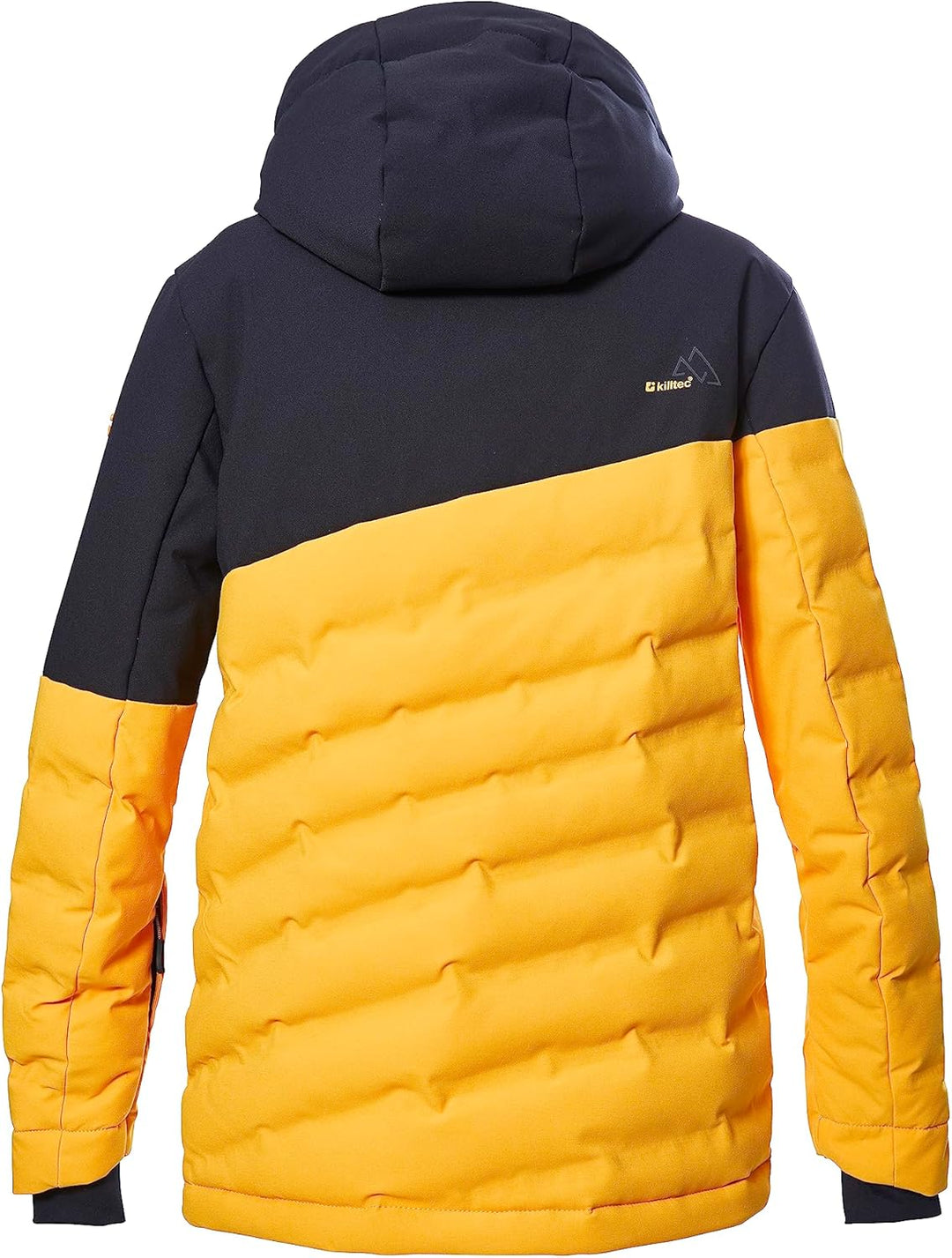 Killtec Jungen Ksw 172 Bys Ski Qltd Jckt Skijacke/Steppjacke mit Kapuze und Schneefang 152 dunkelgel