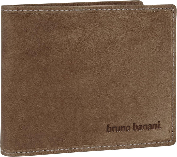 bruno banani Geldbörse Echt Leder Cognac Herren - 021758, Cognac