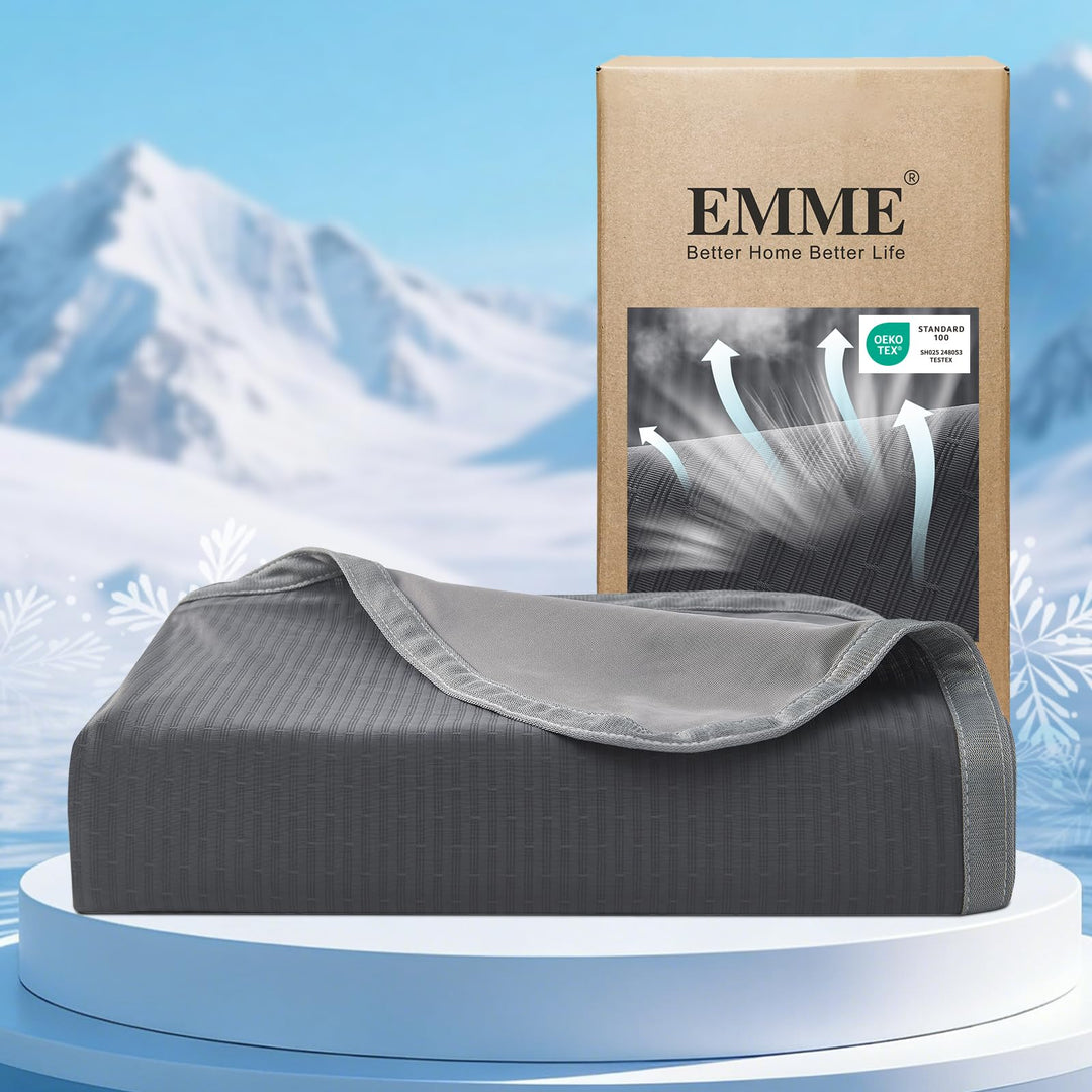 EMME Kühldecke Kühlende Decke, Arc-Chill Q-Max>0,5, 152 x 203 cm, 2 in 1 Doppelseitige Feinstreifen