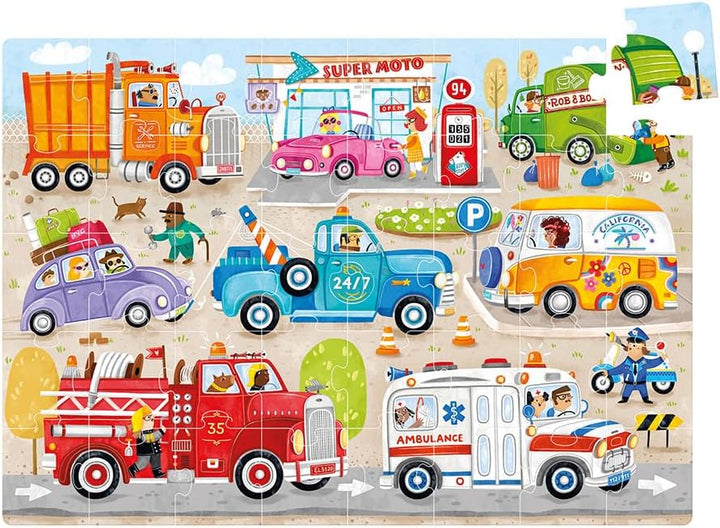 Banana Panda Jigsaw Moto Jumbo Puzzle Cars 3+