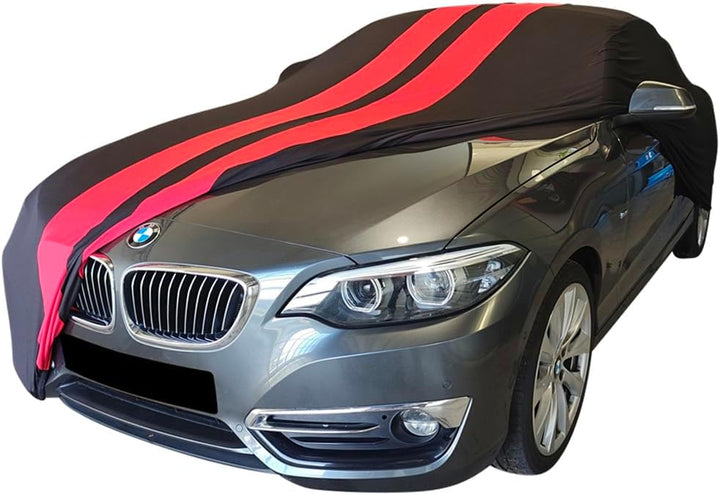 Indoor Autoabdeckung kompatibel mit BMW 2-Series F22 Coupe SUPER Soft Stretch