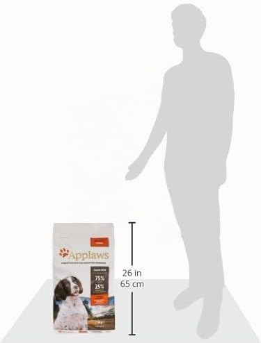 Applaws natürliche komplette trockene Hundefutter für Erwachsene kleine/mittlere Rasse Hunde, Huhn,