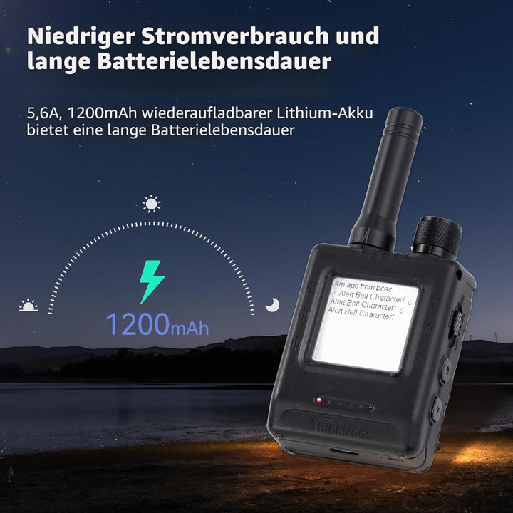 ELECROW LoRa Meshtastic Transceiver mit GPS und ESP32-S3 - ThinkNode M5 mit 1,54 Zoll EPD Bildschirm