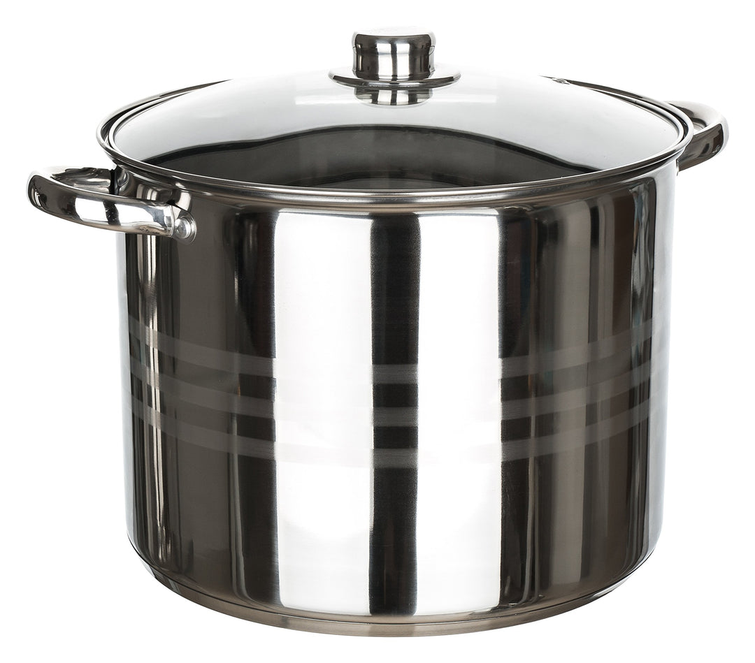 Banquet A11556 Kleiner Stock Pot 11.1 L, Induktion Bereit, Edelstahl, natürlich, 28 x 35.5 x 26 cm,