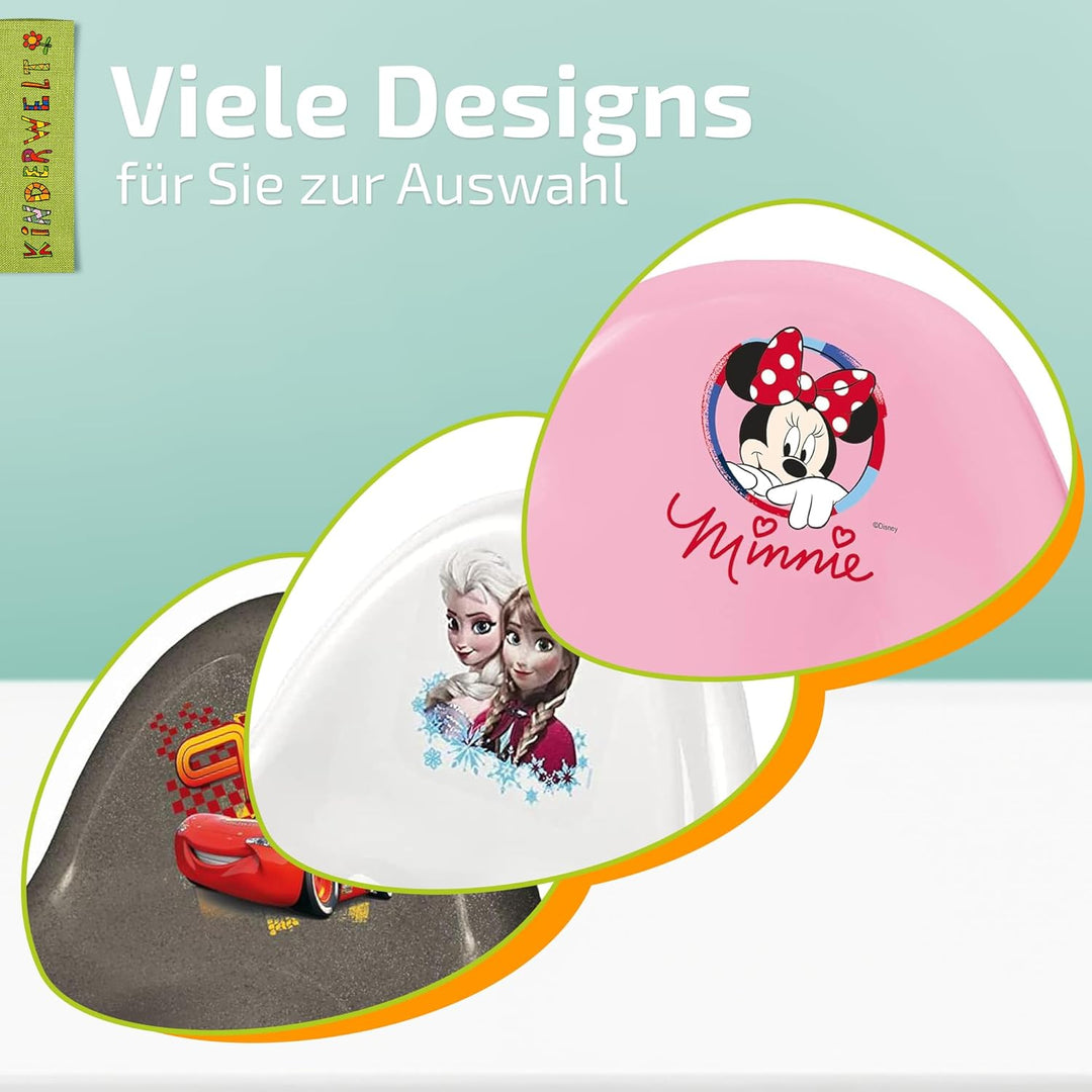 KiNDERWELT Premium Toilettensitz für Kinder und Babys, Funny Farm Design in Hellblau, Töpfchen für K