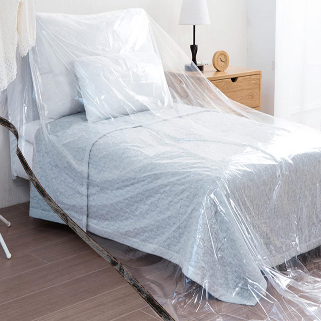 Transparent Plane mit ösen 2x5m,abdeckplane wasserdicht,Regenschutz Windschutz Mehrzweck Plane Für B