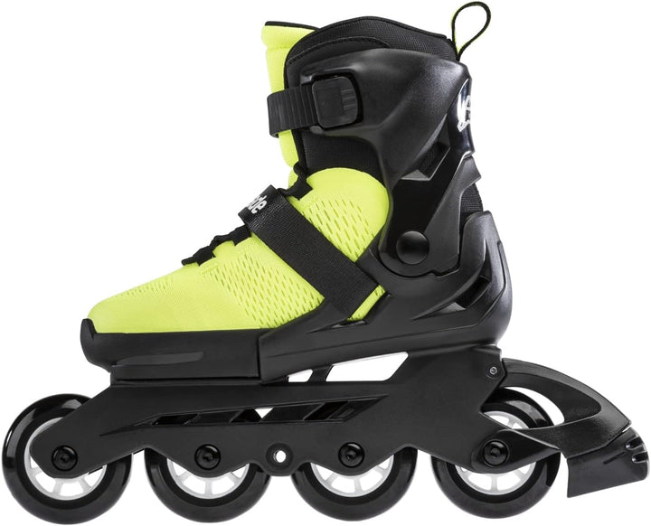 Rollerblade Kinder Microblade Se Inlineskates 23 Neongelb/Schwarz, 23 Neongelb/Schwarz