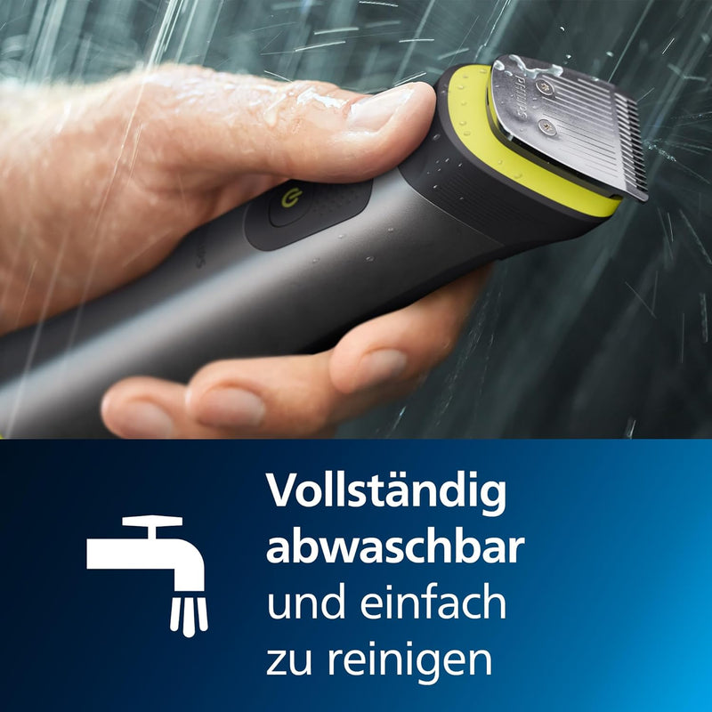 Philips Multigroom Series 7000, All-in-One-Trimmer, 14-in-1 Barttrimmer und Haarschneider für Gesich