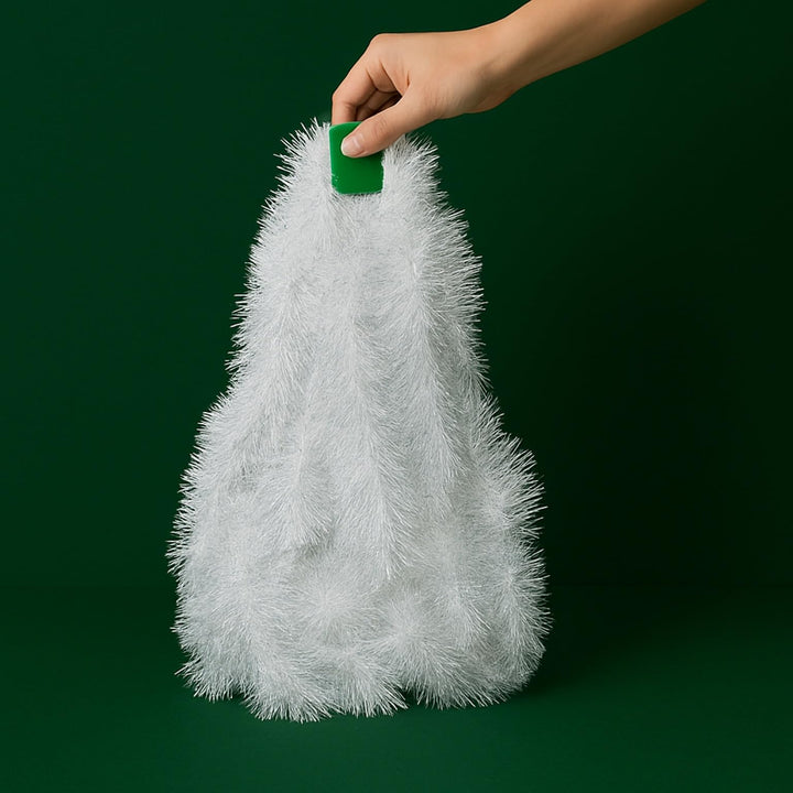 Weihnachtsgirlande 10 Meter - künstliche Dekogirlande Ø 10 cm - Tannen Girlande Weihnachten (5X Weis