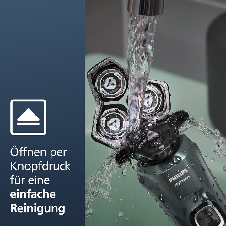 Philips Shaver Series 5000 – Elektrischer Nass- und Trockenrasierer für Herren mit ausklappbarem Tri
