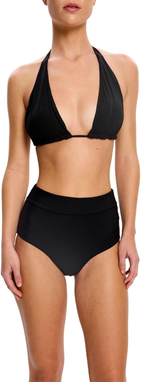 Modibodi Swimwear Recycled Hi Waist Bikini-Slip – leichte bis mittlere Saugfähigkeit – Menstruations