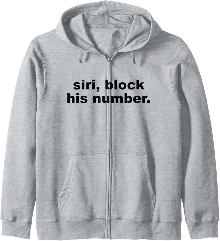 Block His Number Kapuzenjacke