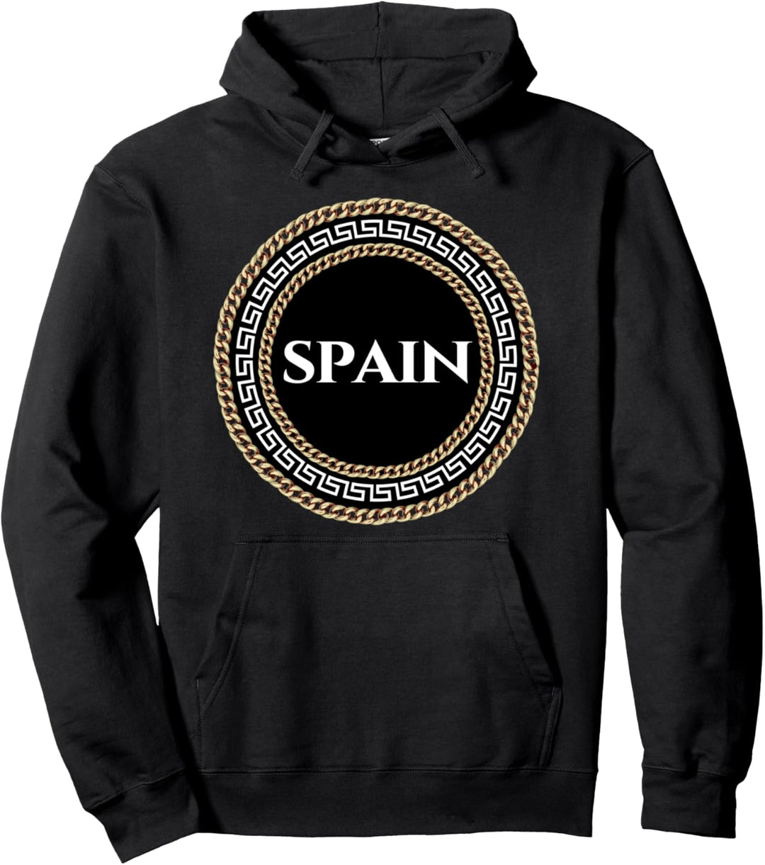 I Love Spain Graphic Tees - Novelty T-Shirts & Cool Designs Pullover Hoodie